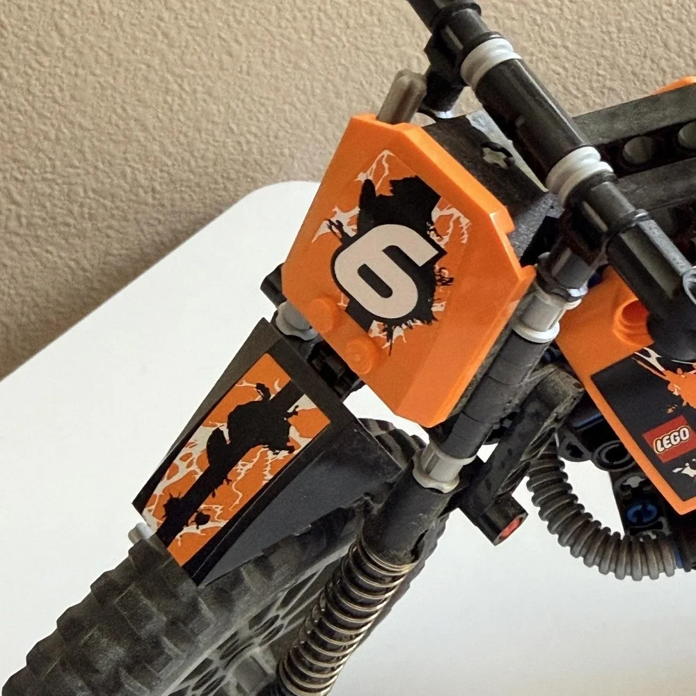 LEGO Technic 42007 Moto Cross Bike 2013 Retired RARE Complete Set No Box